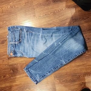 Decree light blue acid wash jeans